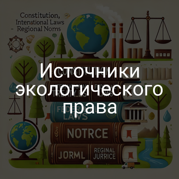 Источники экологического права