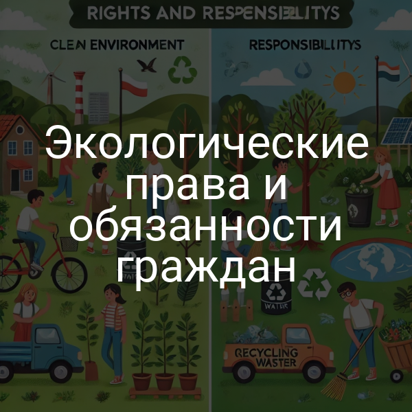Экологические права и обязанности граждан