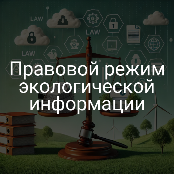 Правовой режим экологической информации