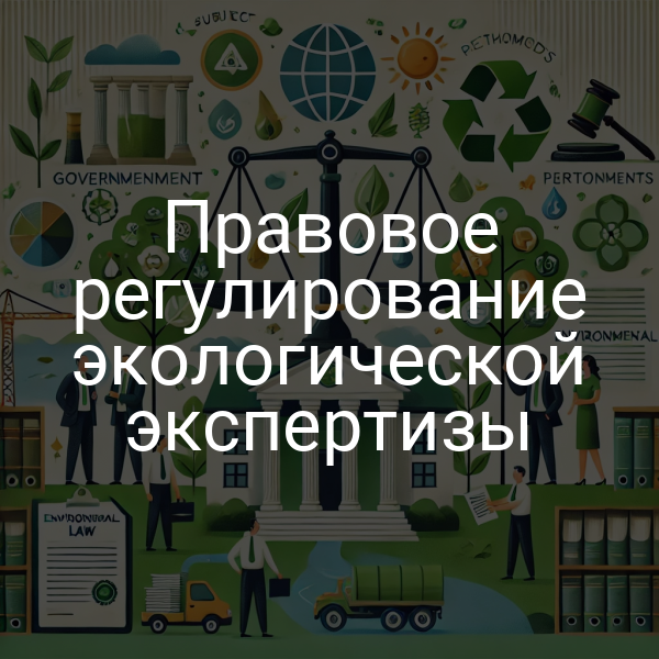 Правовое регулирование экологической экспертизы