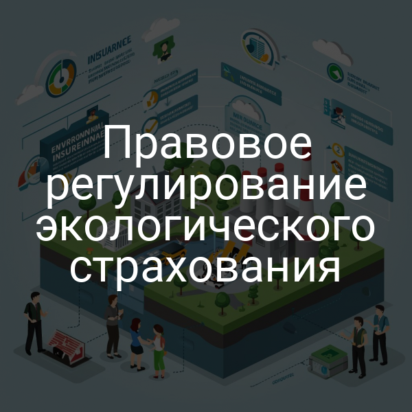 Правовое регулирование экологического страхования