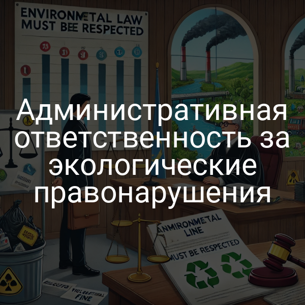 Административная ответственность за экологические правонарушения