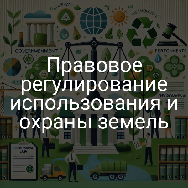 Правовое регулирование использования и охраны земель