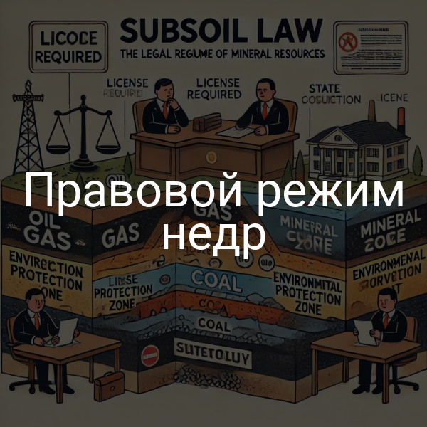 Правовой режим недр