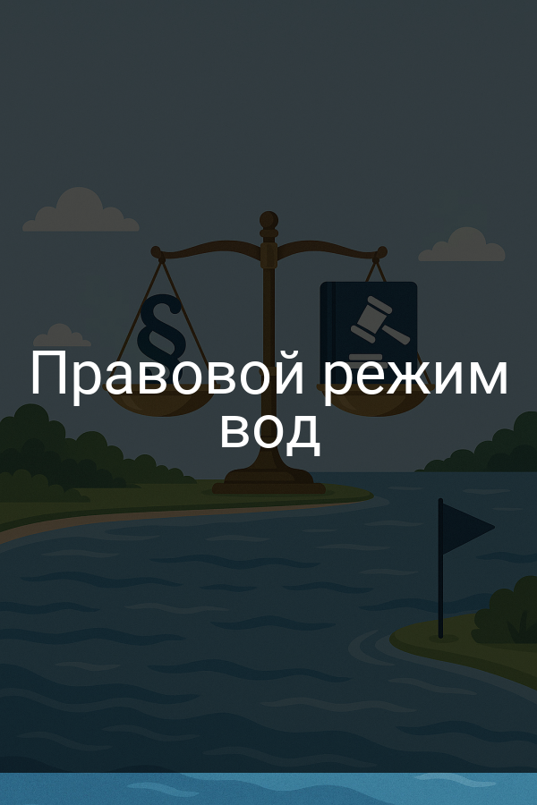 Правовой режим вод