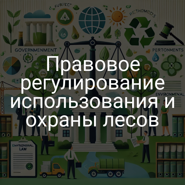 Правовое регулирование использования и охраны лесов