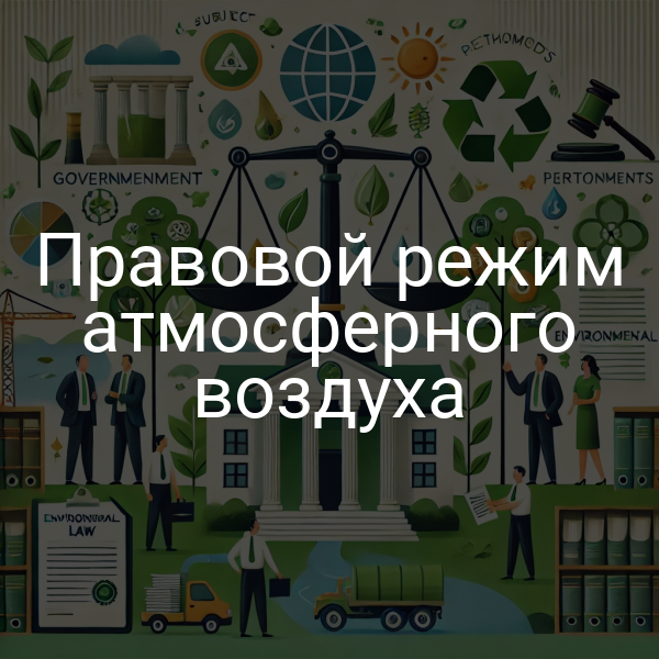Правовой режим атмосферного воздуха