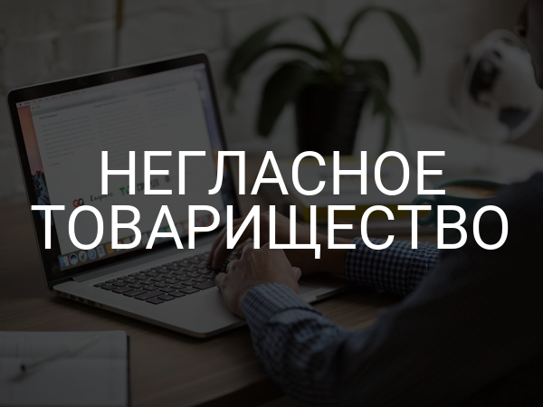 Негласное товарищество