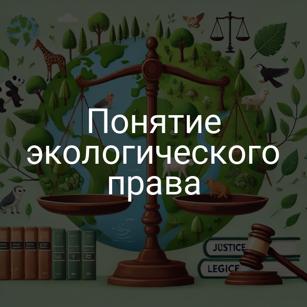 Понятие экологического права