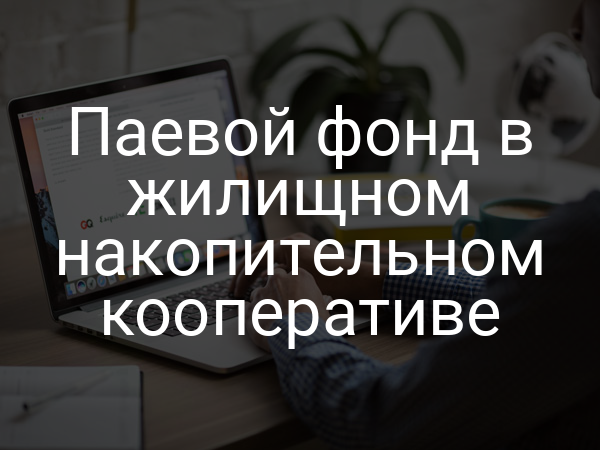 Паевой фонд в жилищном накопительном кооперативе