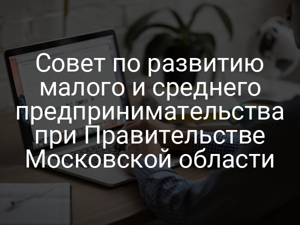 Совет по развитию малого и среднего предпринимательства при Правительстве Московской области