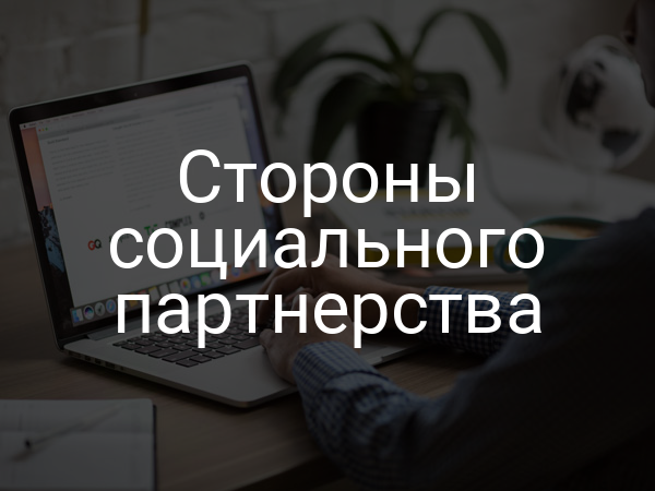Стороны социального партнерства