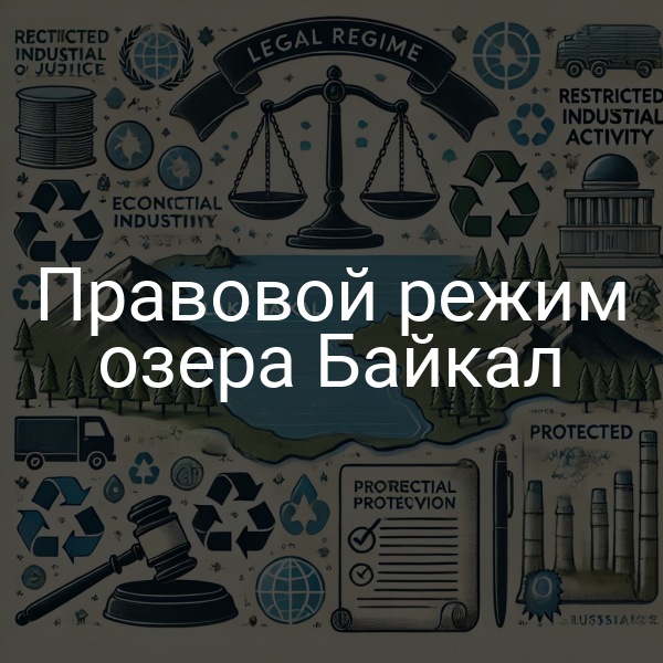 Правовой режим озера Байкал