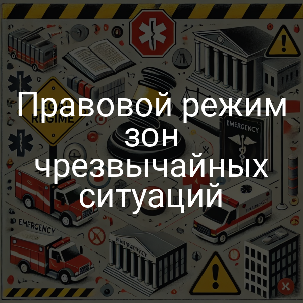 Правовой режим зон чрезвычайных ситуаций