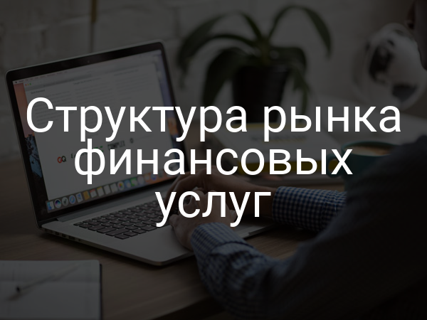 Структура рынка финансовых услуг