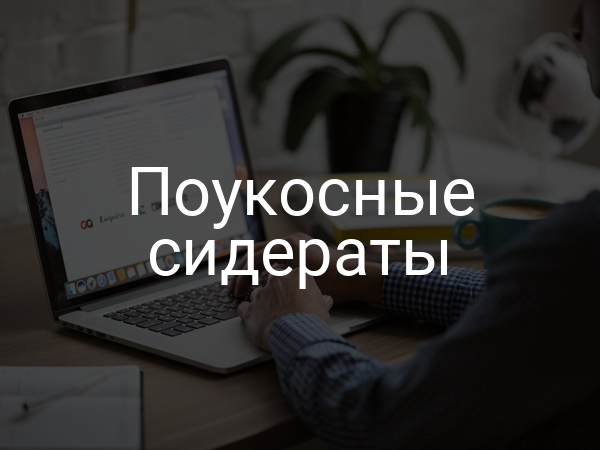 Поукосные сидераты