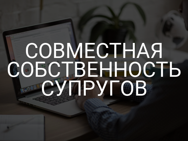 Совместная собственность супругов
