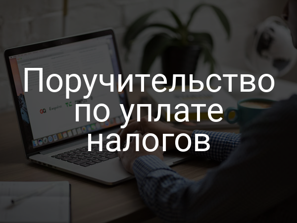 Поручительство по уплате налогов