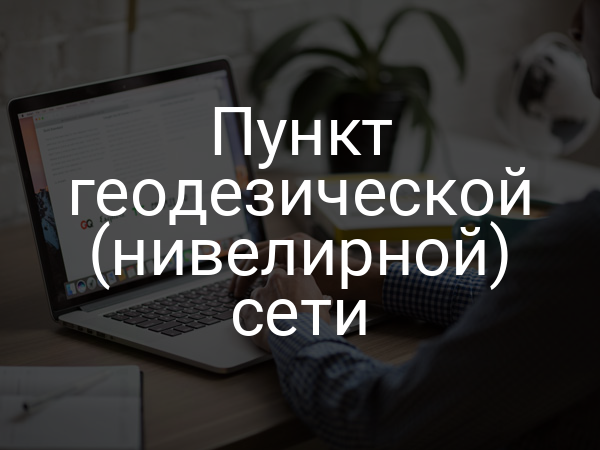 Пункт геодезической (нивелирной) сети
