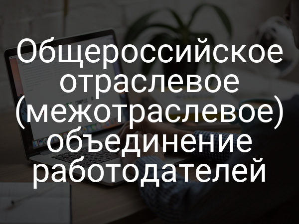 Общероссийское отраслевое (межотраслевое) объединение работодателей