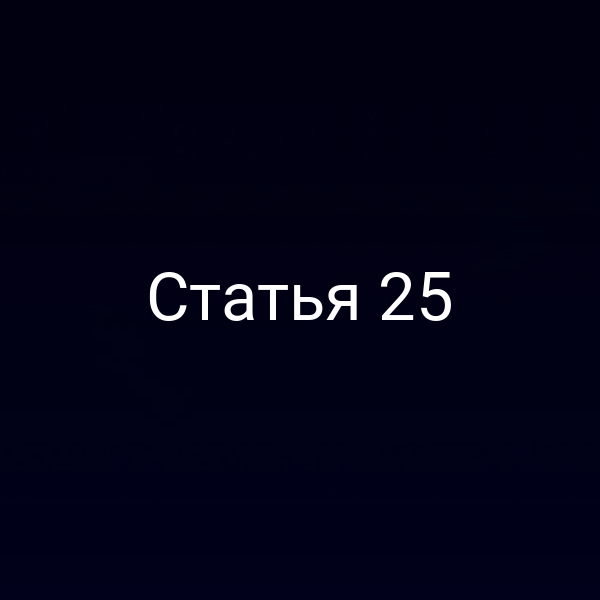Статья 25