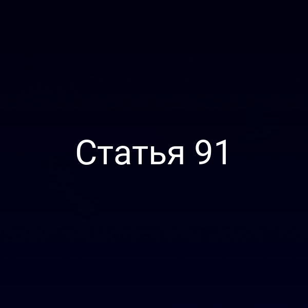 Статья 91