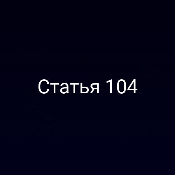 Статья 104