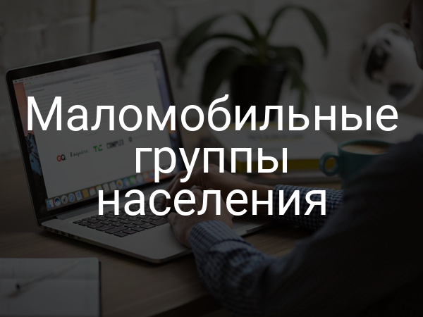 Маломобильные группы населения