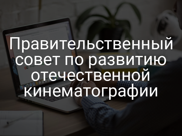 Правительственный совет по развитию отечественной кинематографии