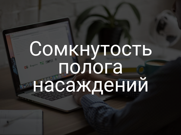 Сомкнутость полога насаждений