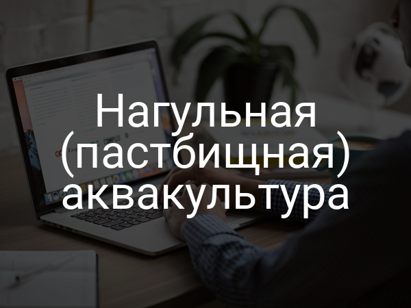 Нагульная (пастбищная) аквакультура