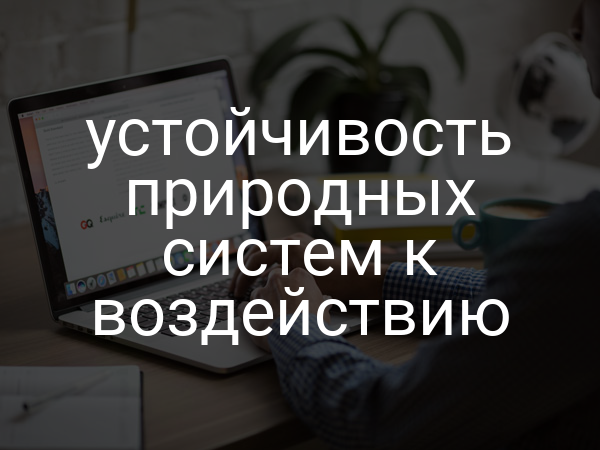 Устойчивость природных систем к воздействию