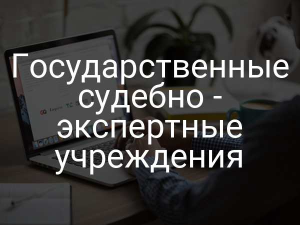 Государственные судебно - экспертные учреждения