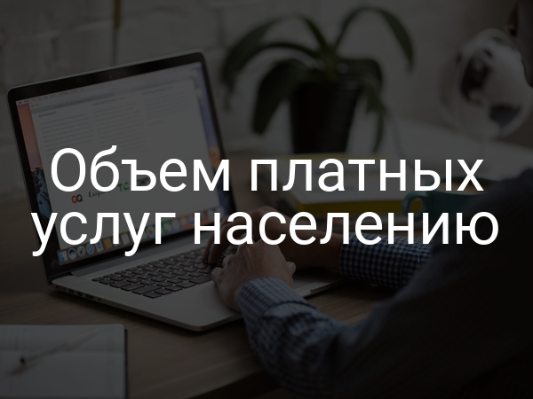 Объем платных услуг населению