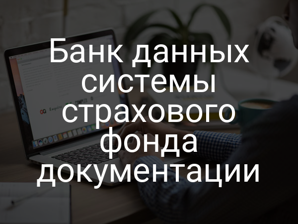 Банк данных системы страхового фонда документации
