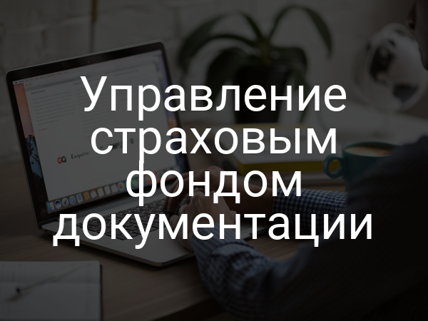 Управление страховым фондом документации