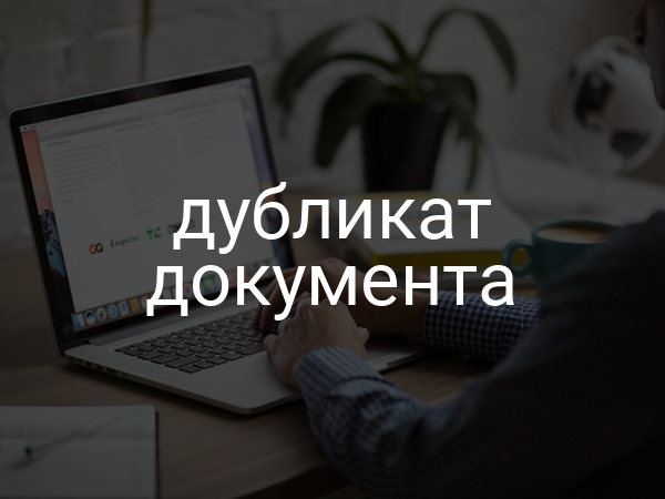 Дубликат документа