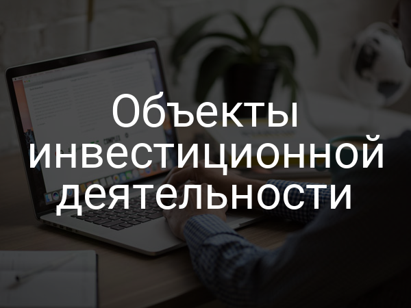 Объекты инвестиционной деятельности