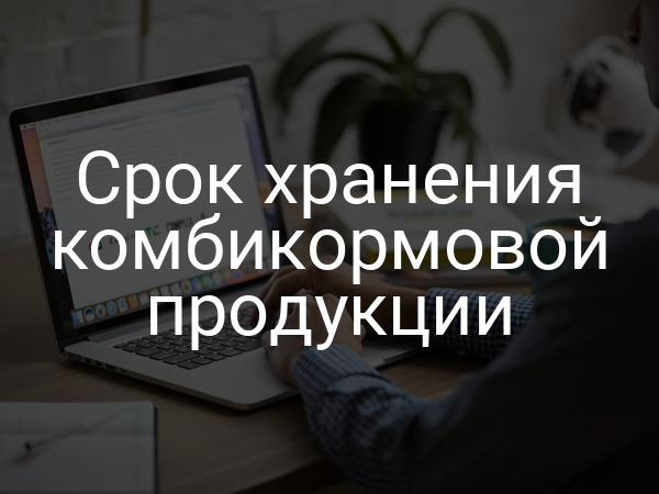 Срок хранения комбикормовой продукции