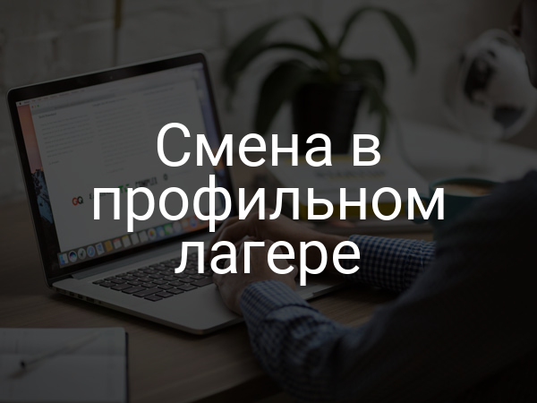 Смена в профильном лагере