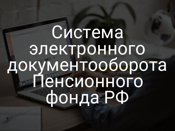 Система электронного документооборота Пенсионного фонда РФ
