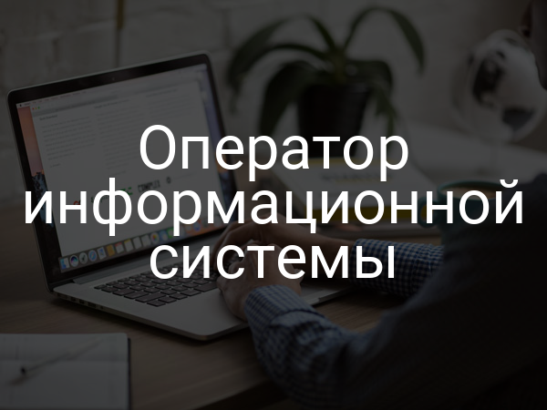 Оператор информационной системы