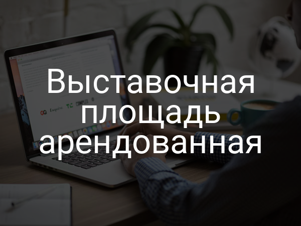 Выставочная площадь арендованная