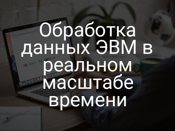 Обработка данных ЭВМ в реальном масштабе времени