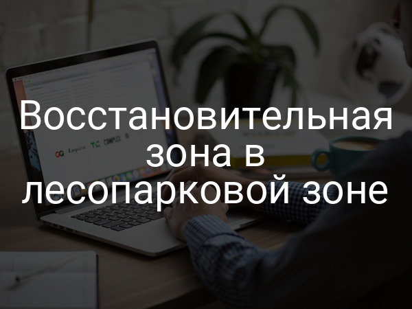 Восстановительная зона в лесопарковой зоне