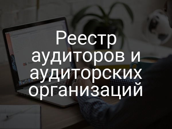 Реестр аудиторов и аудиторских организаций