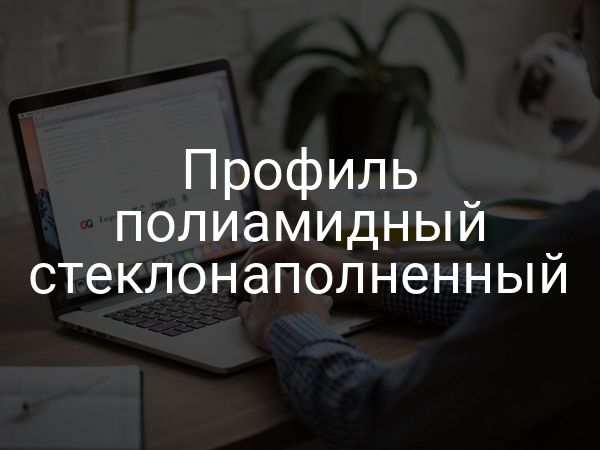 Профиль полиамидный стеклонаполненный