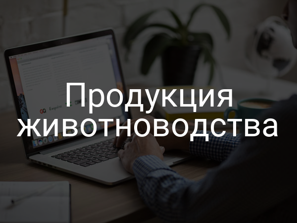 Продукция животноводства