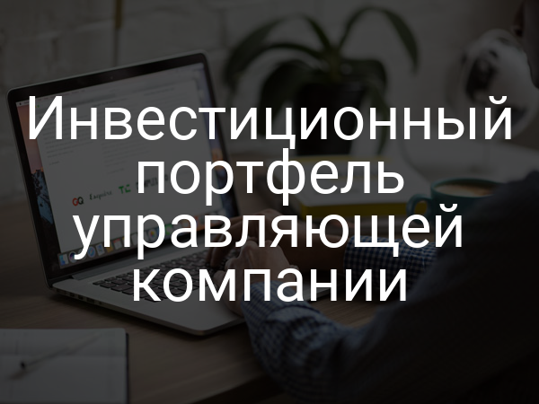 Инвестиционный портфель управляющей компании