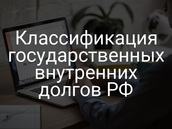 Классификация государственных внутренних долгов РФ
